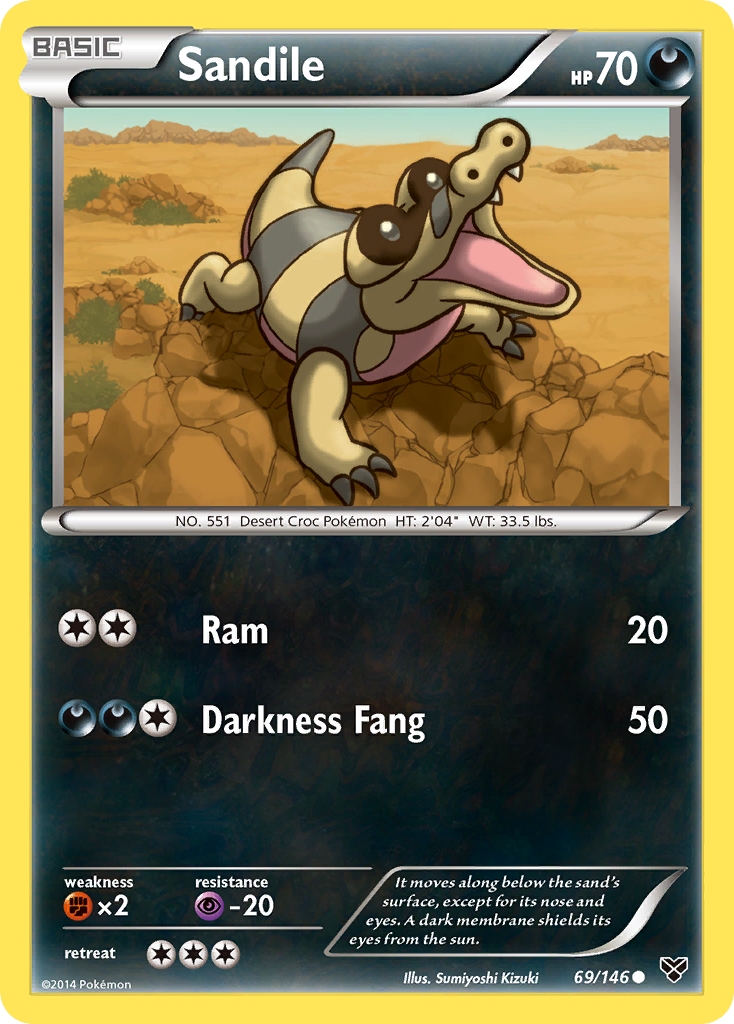 Sandile (69/146) [XY: Base Set] | Game Haven TX