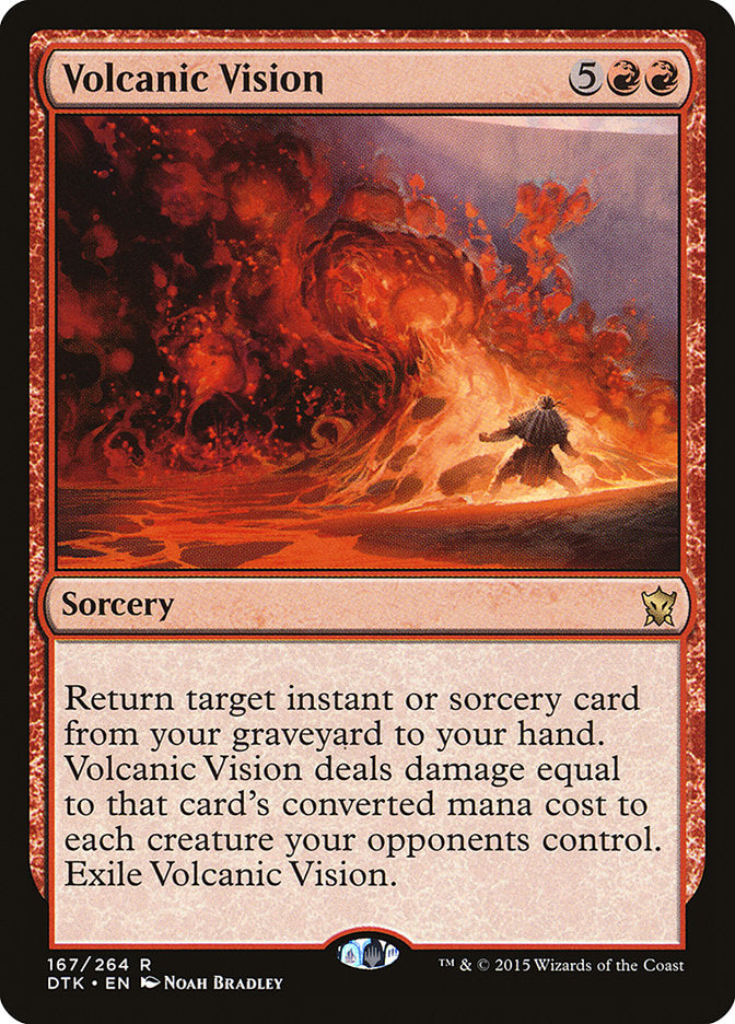 Volcanic Vision [Dragons of Tarkir] | Game Haven TX