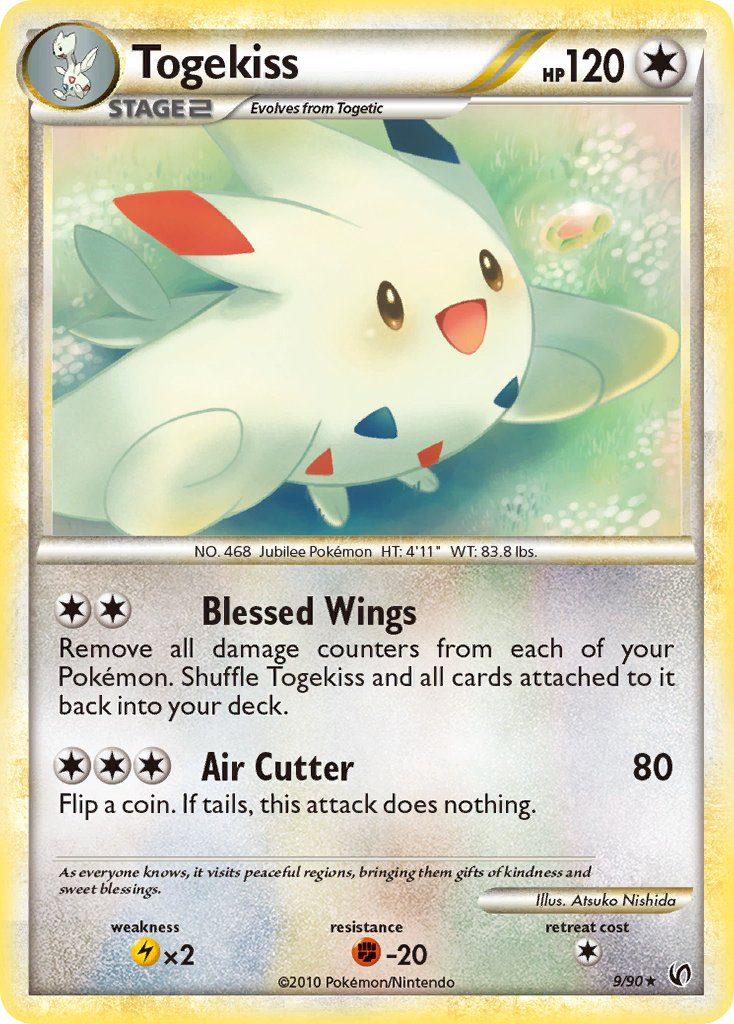 Togekiss (9/90) (Theme Deck Exclusive) [HeartGold & SoulSilver: Undaunted] | Game Haven TX