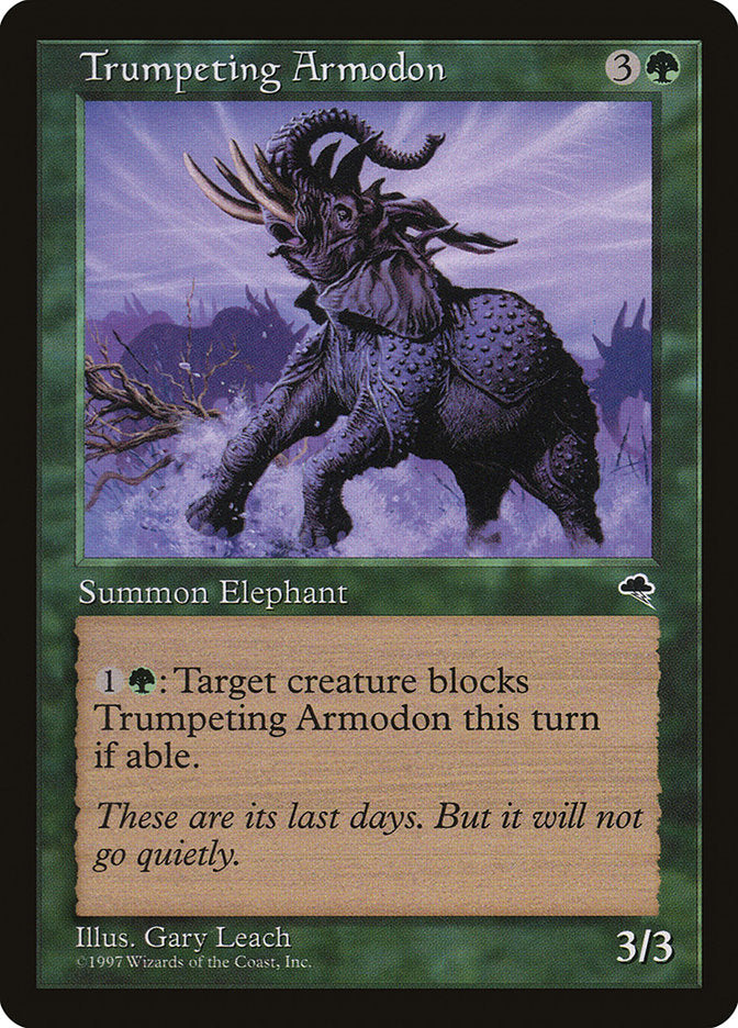 Trumpeting Armodon [Tempest] | Game Haven TX