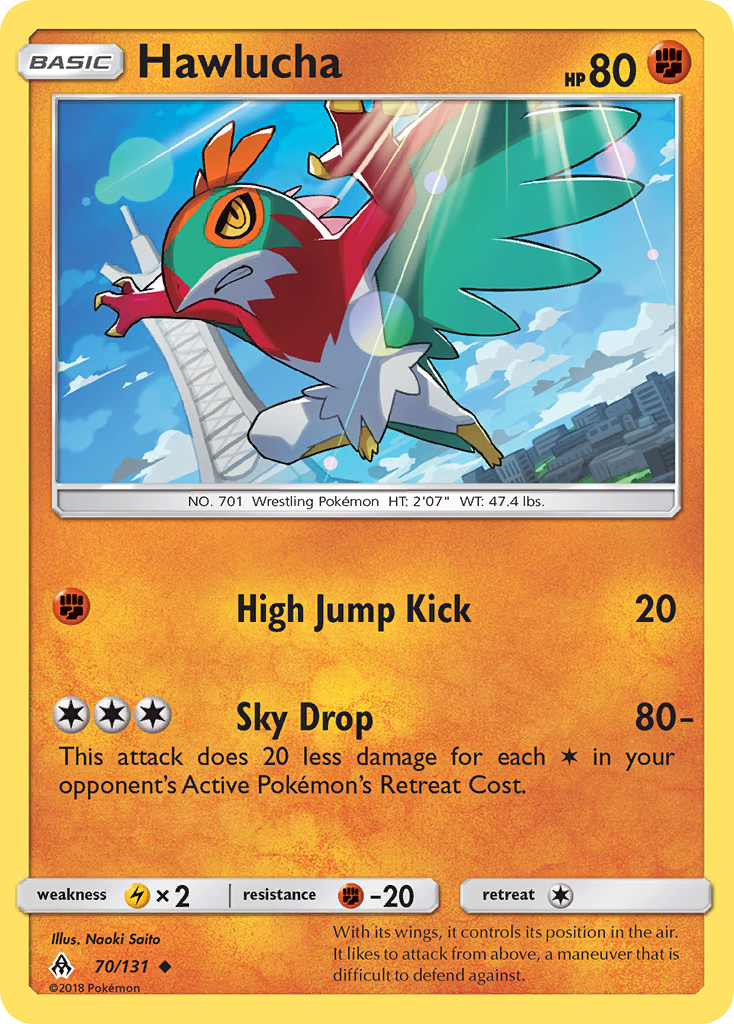 Hawlucha (70/131) [Sun & Moon: Forbidden Light] | Game Haven TX