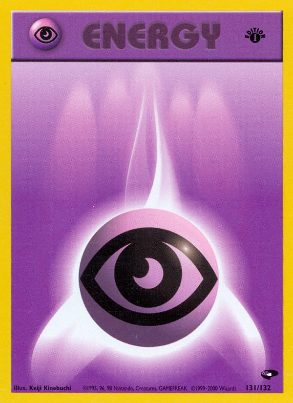 Psychic Energy (131/132) [Gym Challenge 1st Edition] | Game Haven TX