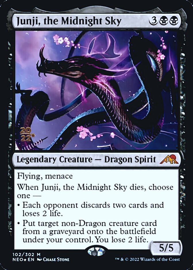 Junji, the Midnight Sky [Kamigawa: Neon Dynasty Prerelease Promos] | Game Haven TX