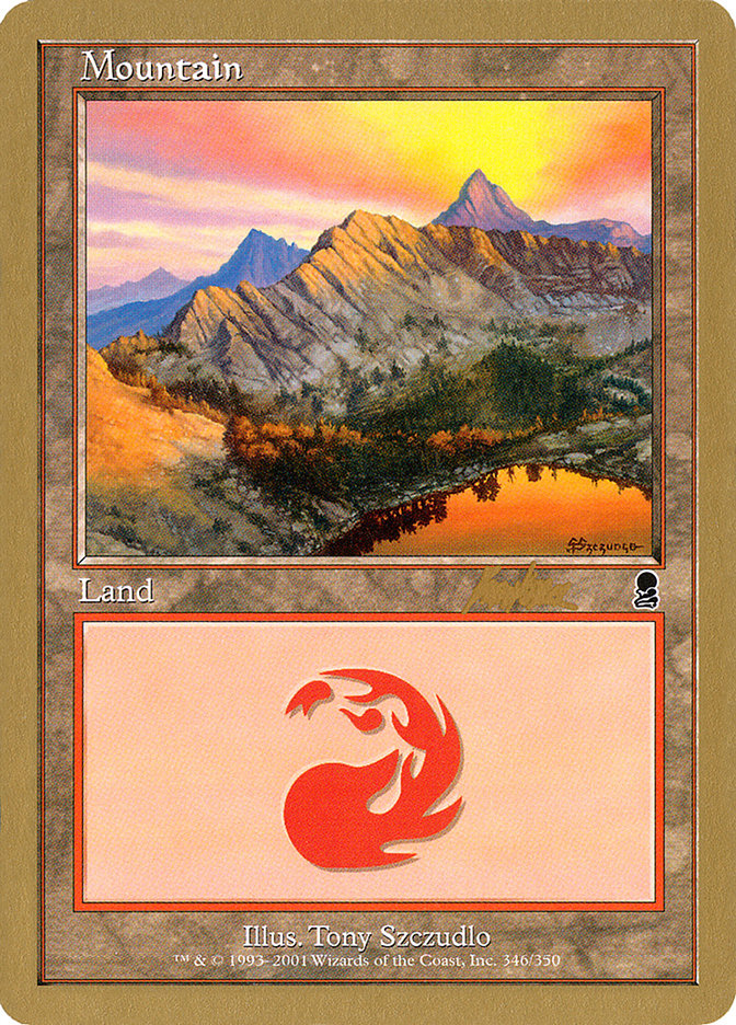Mountain (bk346) (Brian Kibler) [World Championship Decks 2002] | Game Haven TX