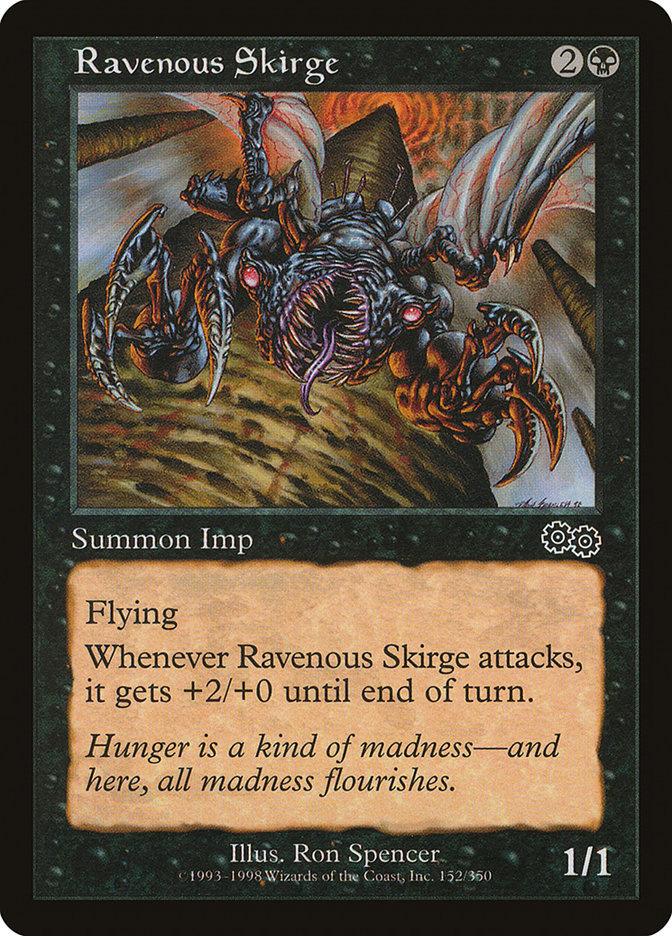 Ravenous Skirge [Urza's Saga] | Game Haven TX