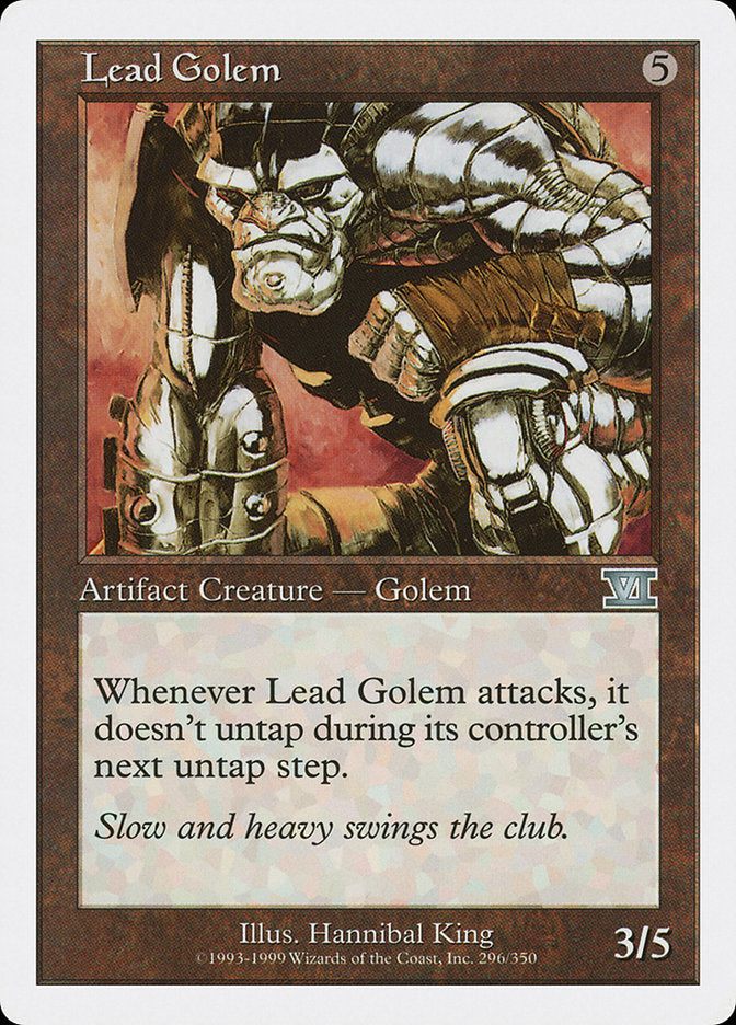 Lead Golem [Classic Sixth Edition] | Game Haven TX