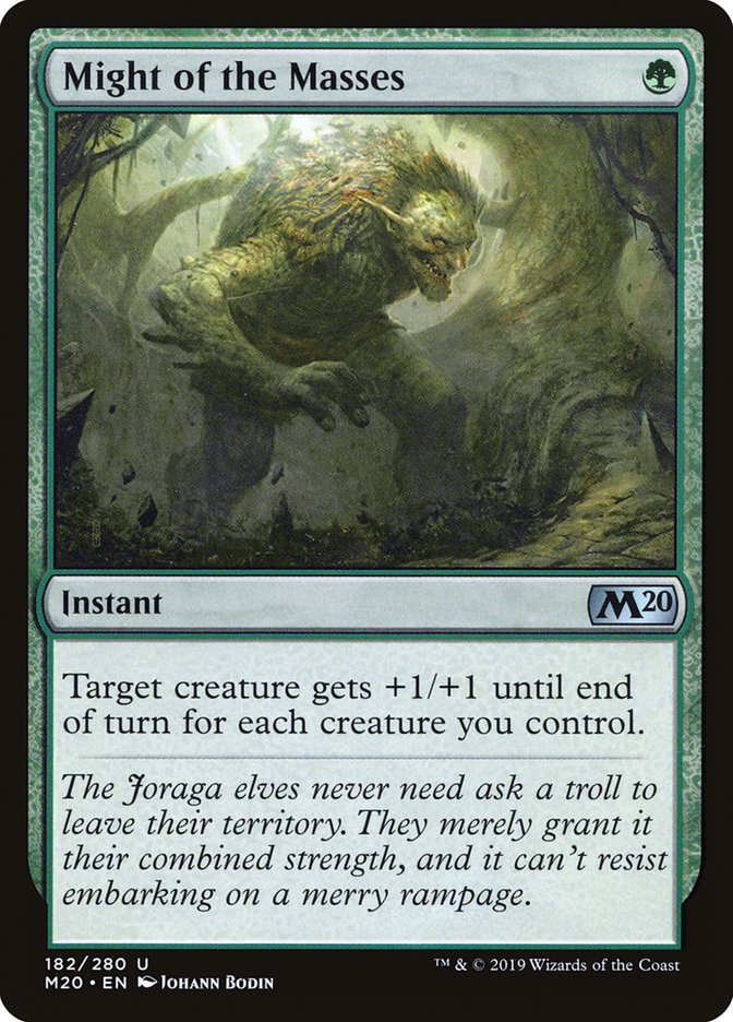 Might of the Masses [Core Set 2020] | Game Haven TX