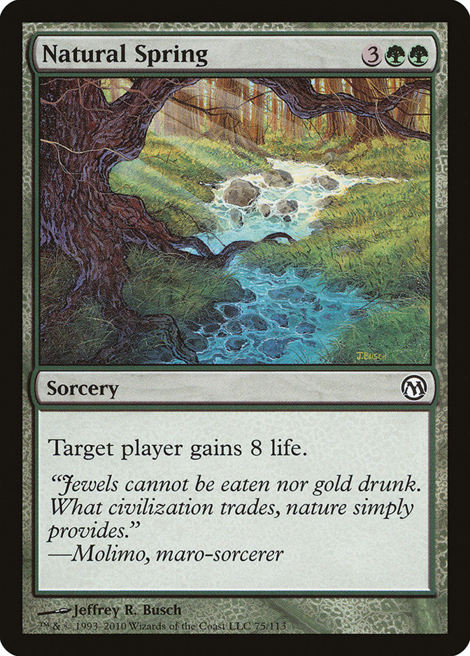 Natural Spring [Duels of the Planeswalkers] | Game Haven TX