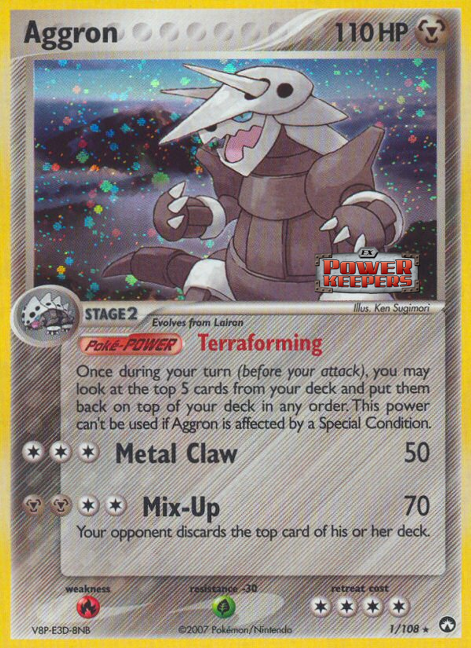 Aggron (1/108) (Stamped) [EX: Power Keepers] | Game Haven TX