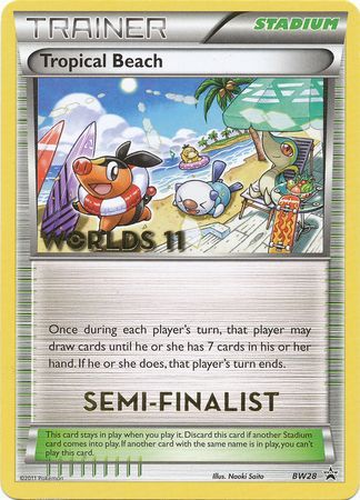 Tropical Beach (BW28) (Semi Finalist) [Black & White: Black Star Promos] | Game Haven TX