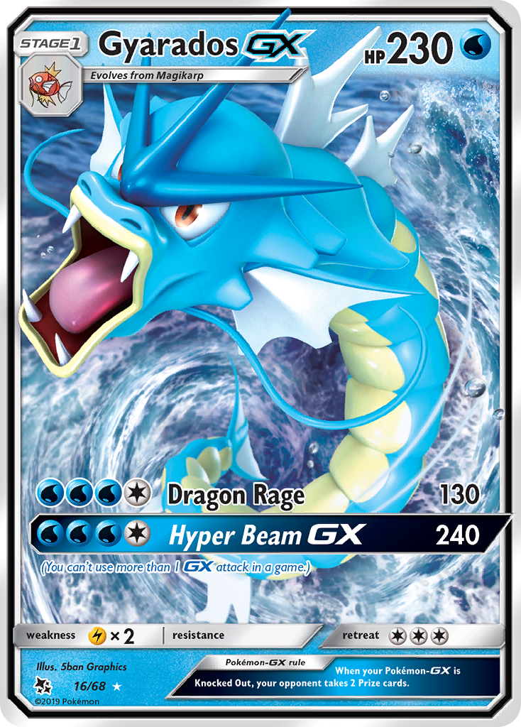 Gyarados GX (16/68) [Sun & Moon: Hidden Fates] | Game Haven TX