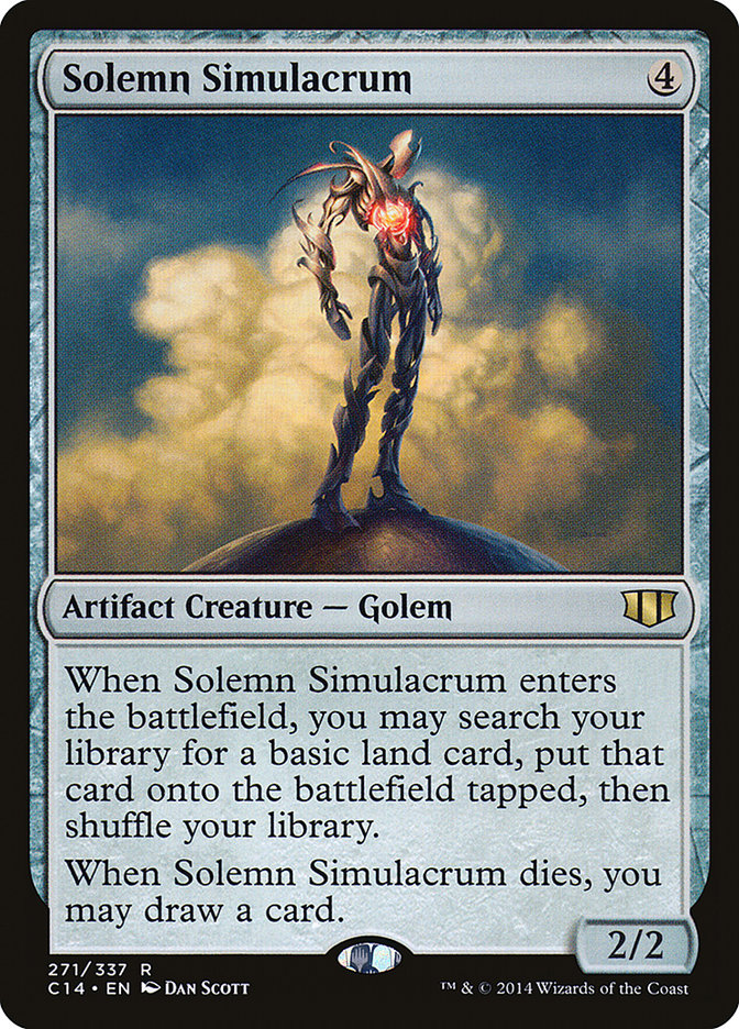 Solemn Simulacrum [Commander 2014] | Game Haven TX