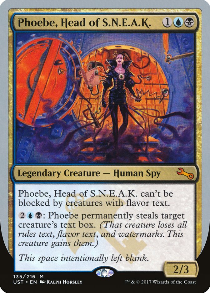 Phoebe, Head of S.N.E.A.K. [Unstable] | Game Haven TX