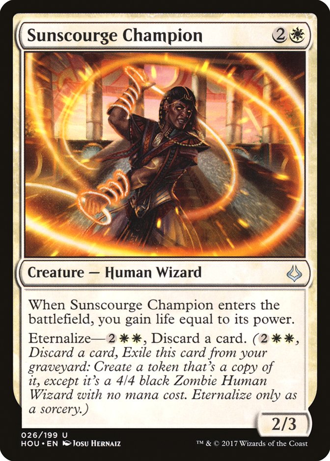 Sunscourge Champion [Hour of Devastation] | Game Haven TX