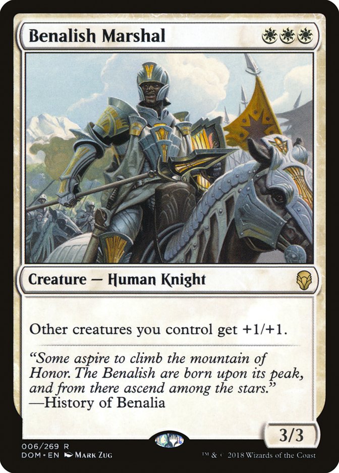 Benalish Marshal [Dominaria] | Game Haven TX