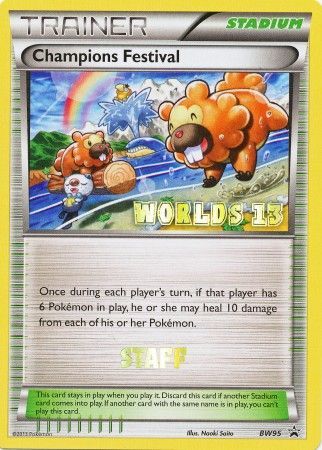 Champions Festival (BW95) (2013 Staff) [Black & White: Black Star Promos] | Game Haven TX