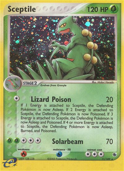 Sceptile (11/109) [EX: Ruby & Sapphire] | Game Haven TX