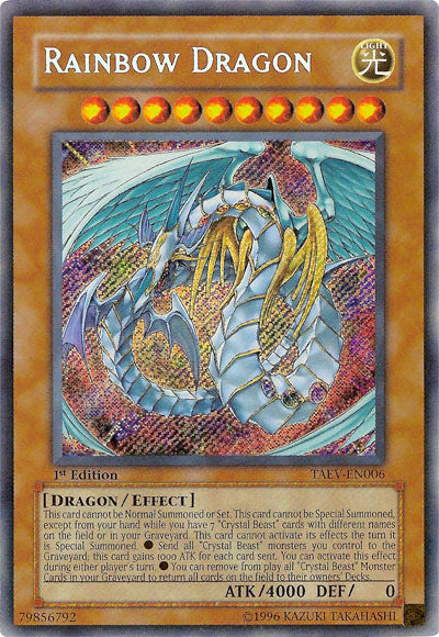 Rainbow Dragon [TAEV-EN006] Secret Rare | Game Haven TX