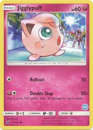 Jigglypuff (71/111) (Deck Exclusive #22) [Sun & Moon: Trainer Kit - Alolan Ninetales] | Game Haven TX