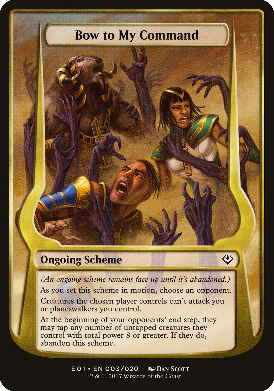 Bow to My Command [Archenemy: Nicol Bolas Schemes] | Game Haven TX
