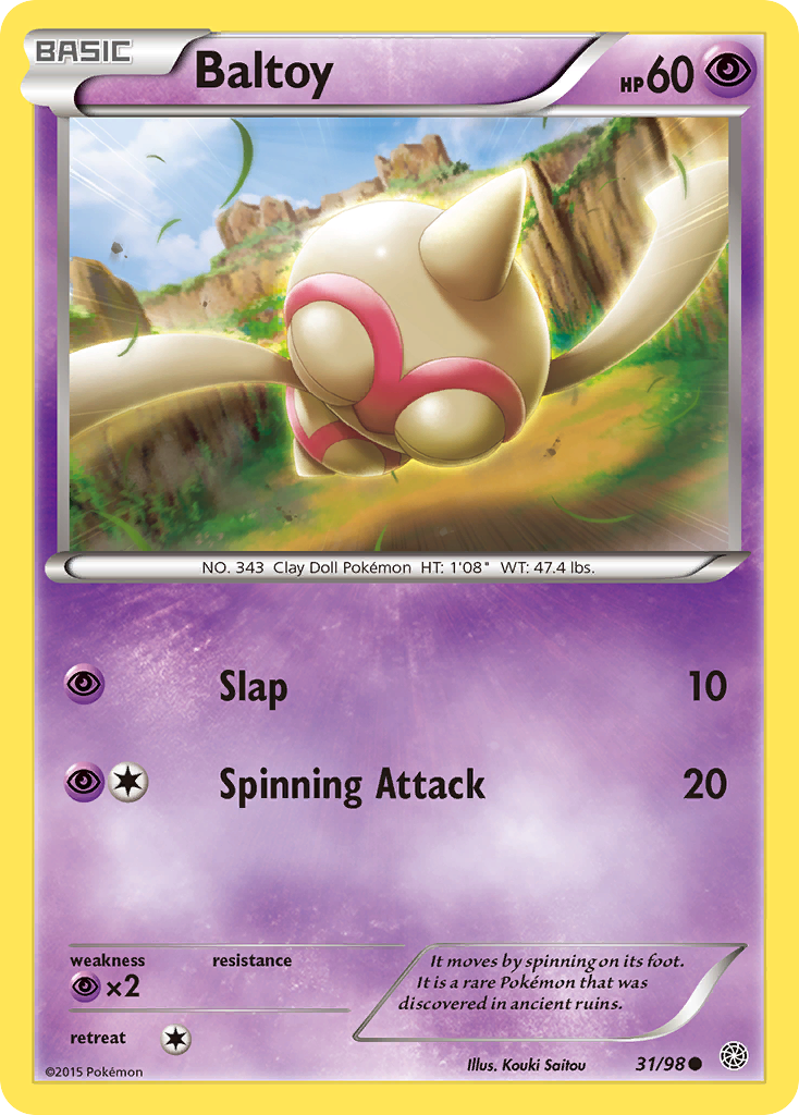 Baltoy (31/98) [XY: Ancient Origins] | Game Haven TX