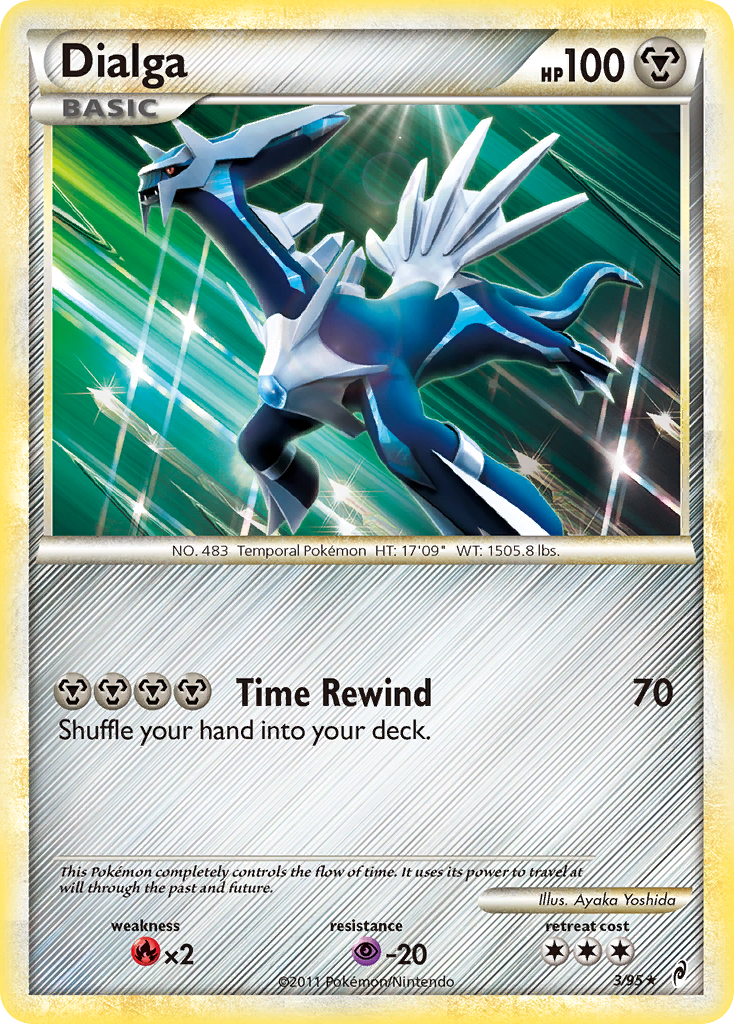 Dialga (3/95) [HeartGold & SoulSilver: Call of Legends] | Game Haven TX