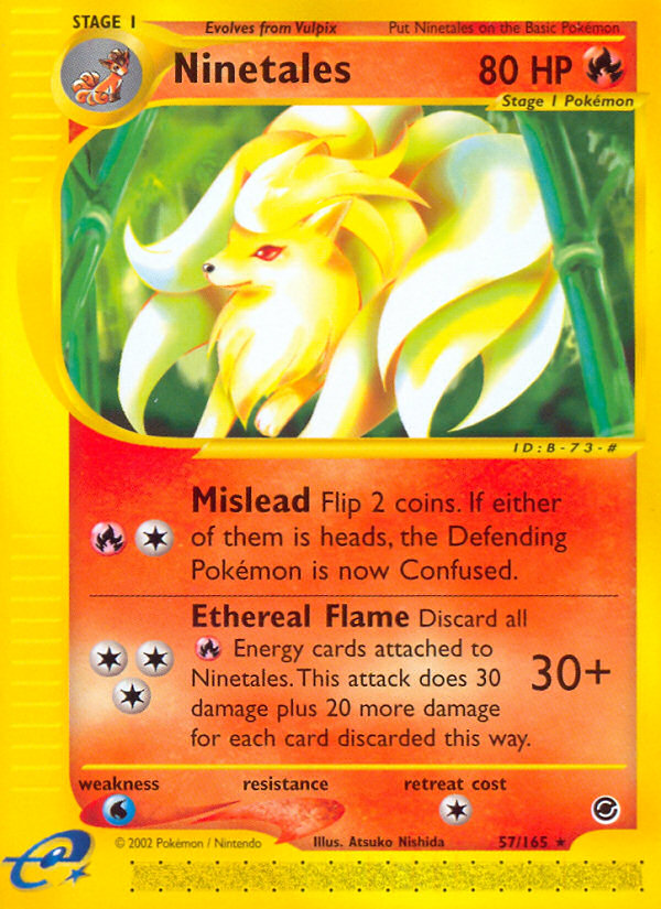 Ninetales (57/165) [Expedition: Base Set] | Game Haven TX
