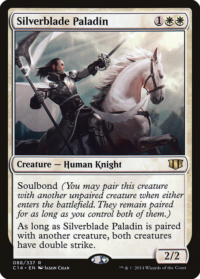Silverblade Paladin [Commander 2014] | Game Haven TX