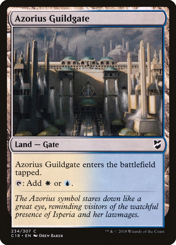 Azorius Guildgate [Commander 2018] | Game Haven TX