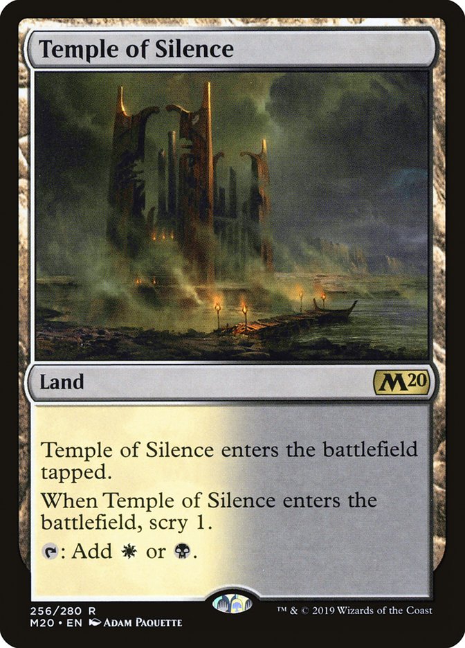 Temple of Silence [Core Set 2020] | Game Haven TX