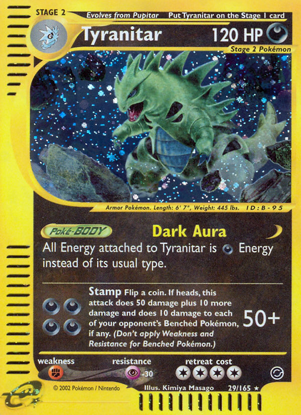 Tyranitar (29/165) [Expedition: Base Set] | Game Haven TX