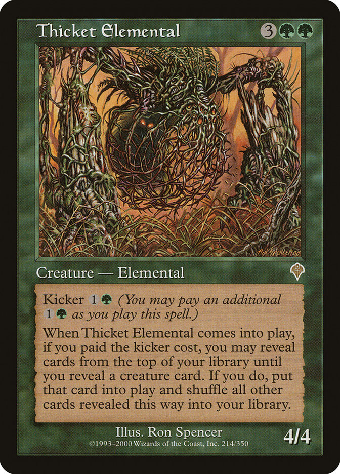 Thicket Elemental [Invasion] | Game Haven TX