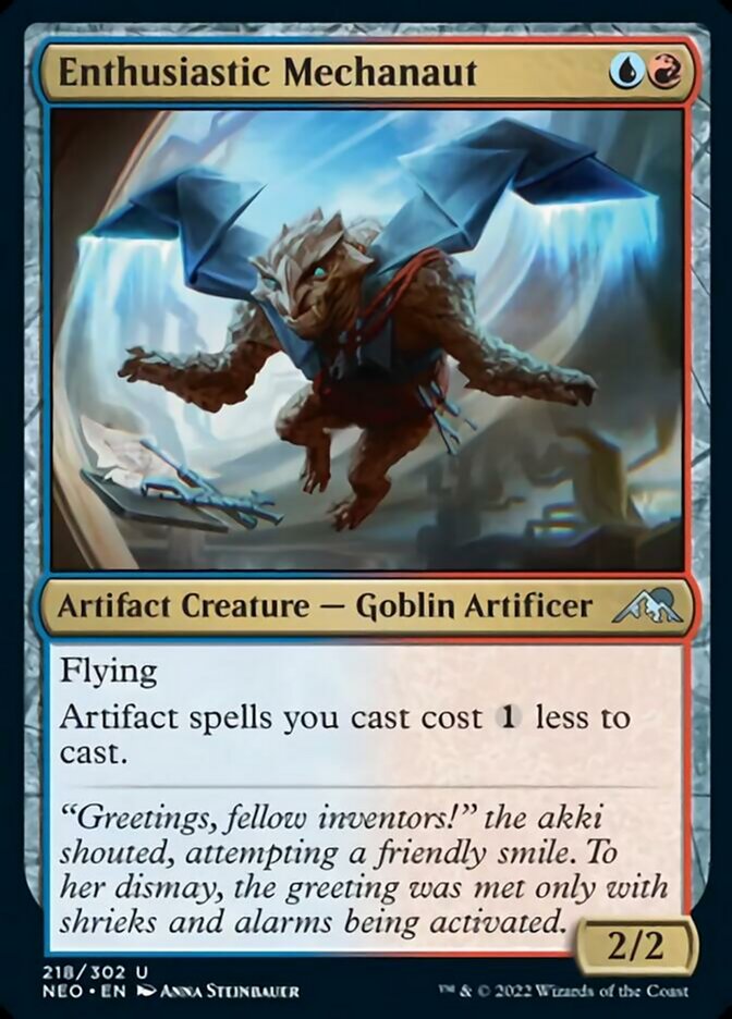 Enthusiastic Mechanaut [Kamigawa: Neon Dynasty] | Game Haven TX