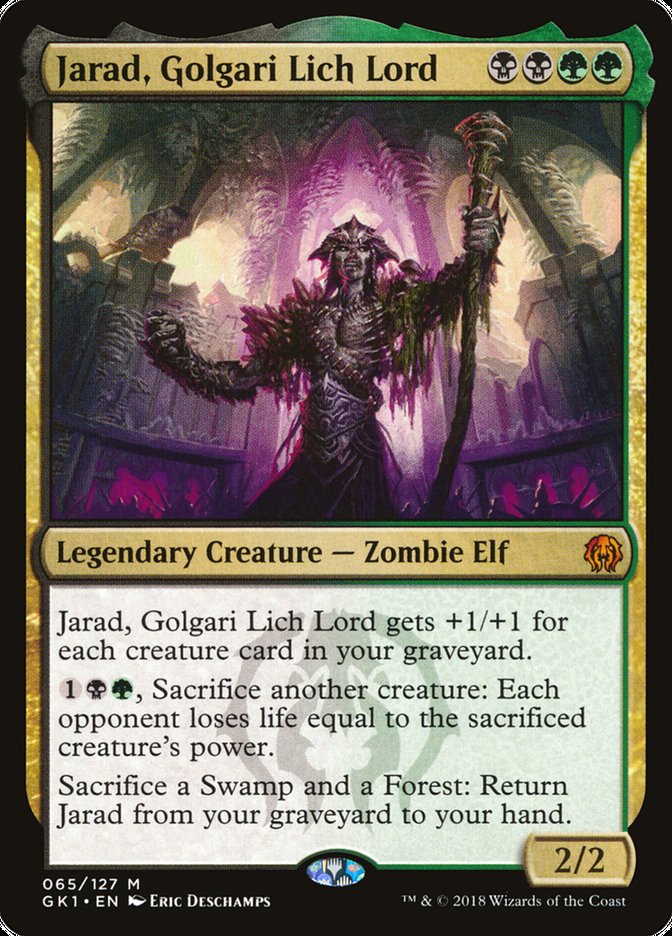 Jarad, Golgari Lich Lord [GRN Guild Kit] | Game Haven TX