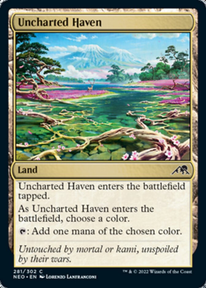 Uncharted Haven [Kamigawa: Neon Dynasty] | Game Haven TX