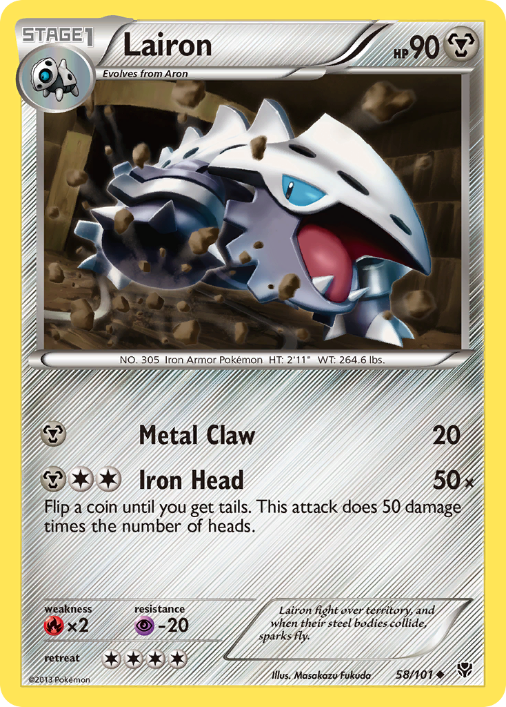 Lairon (58/101) [Black & White: Plasma Blast] | Game Haven TX