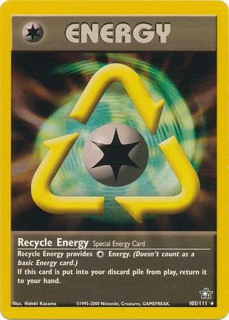 Recycle Energy (105/111) [Neo Genesis Unlimited] | Game Haven TX