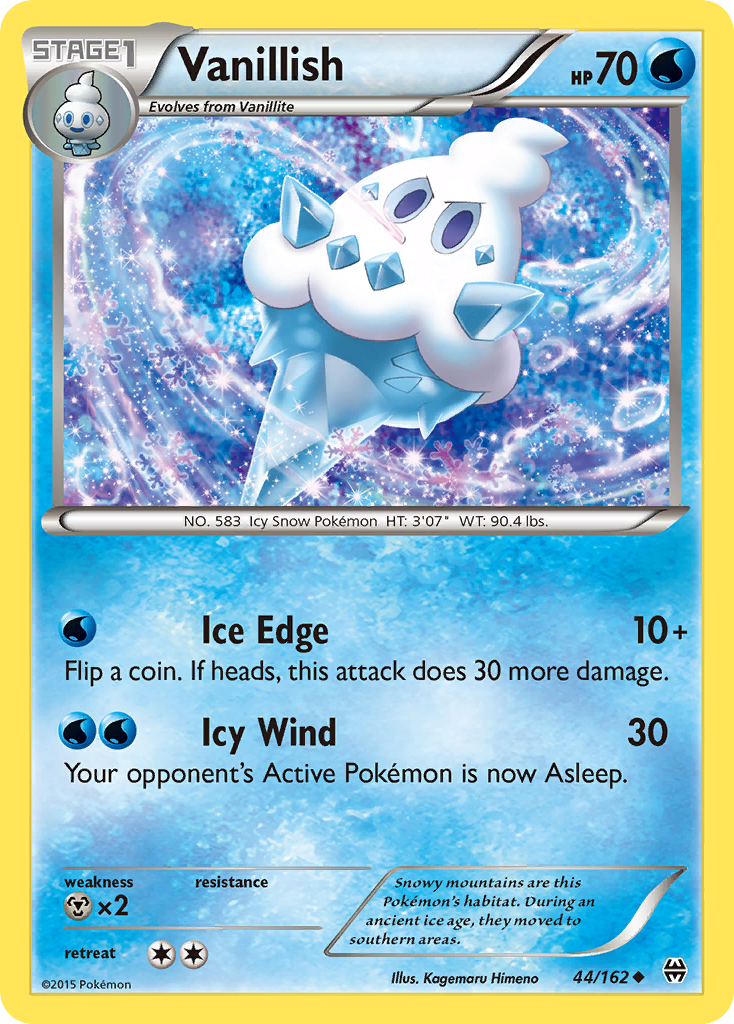 Vanillish (44/162) [XY: BREAKthrough] | Game Haven TX