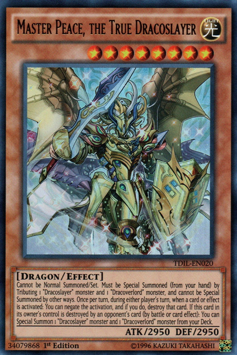Master Peace, the True Dracoslayer [TDIL-EN020] Ultra Rare | Game Haven TX