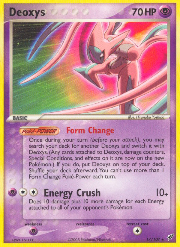 Deoxys (17/107) [EX: Deoxys] | Game Haven TX
