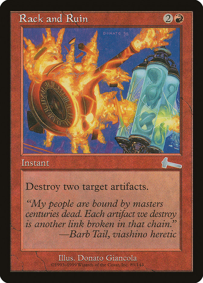 Rack and Ruin [Urza's Legacy] | Game Haven TX