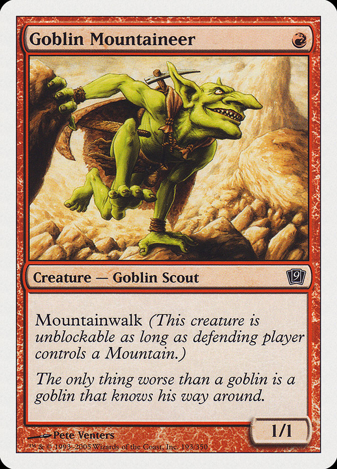 Goblin Mountaineer [Ninth Edition] | Game Haven TX