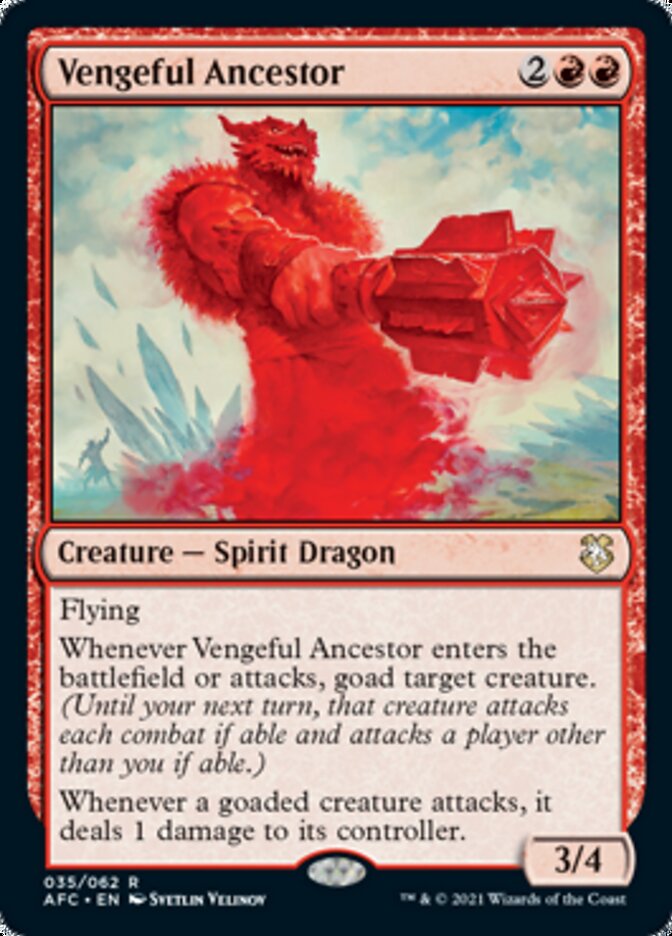 Vengeful Ancestor [Dungeons & Dragons: Adventures in the Forgotten Realms Commander] | Game Haven TX