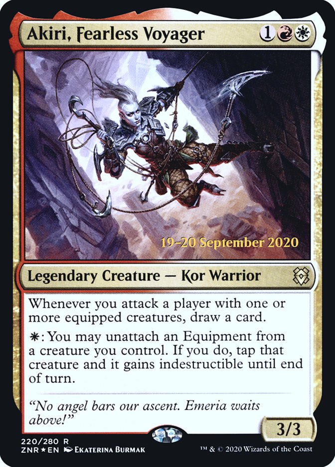 Akiri, Fearless Voyager [Zendikar Rising Promos] | Game Haven TX