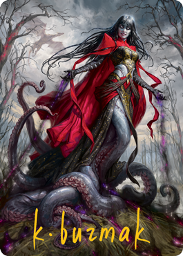 Geyadrone Dihada Art Card (54) (Gold-Stamped Signature) [Modern Horizons 2 Art Series] | Game Haven TX
