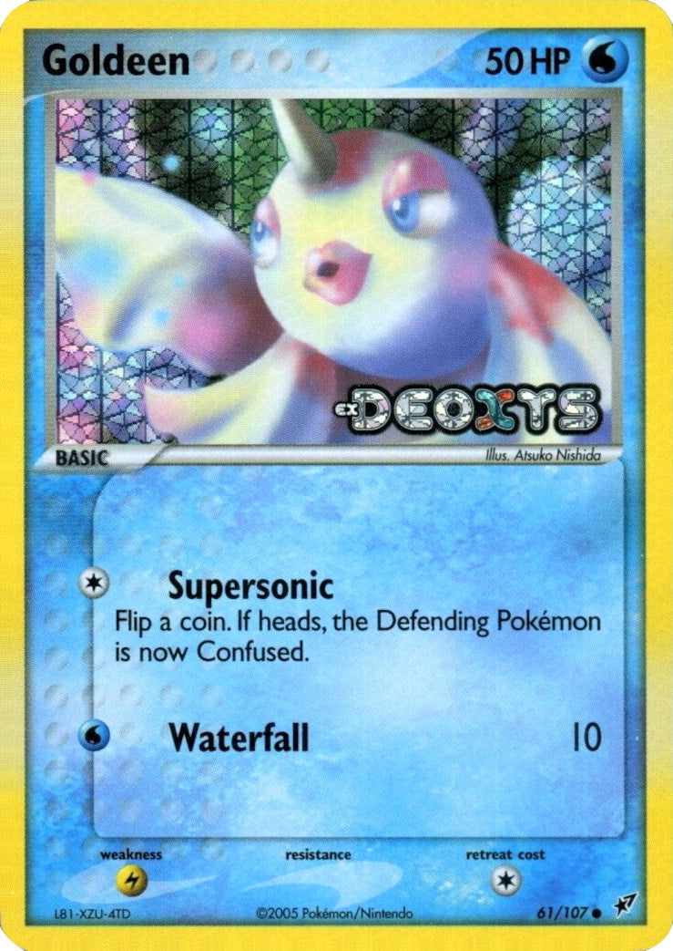 Goldeen (61/107) (Stamped) [EX: Deoxys] | Game Haven TX
