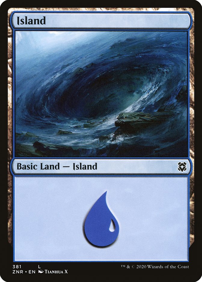 Island (381) [Zendikar Rising] | Game Haven TX
