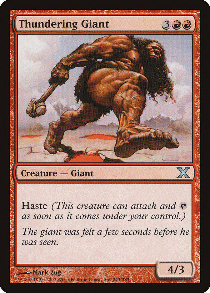 Thundering Giant [Tenth Edition] | Game Haven TX