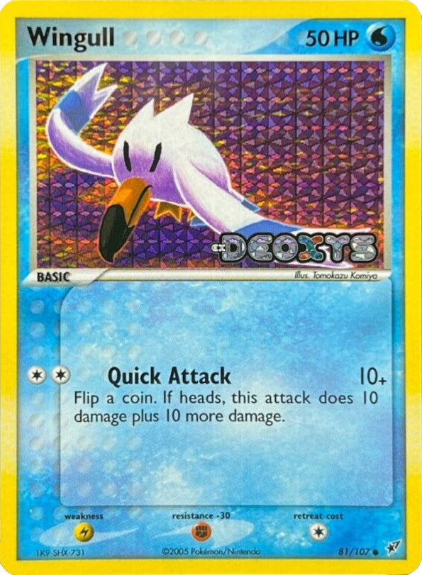 Wingull (81/107) (Stamped) [EX: Deoxys] | Game Haven TX