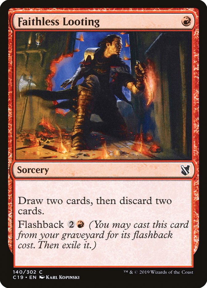 Faithless Looting [Commander 2019] | Game Haven TX